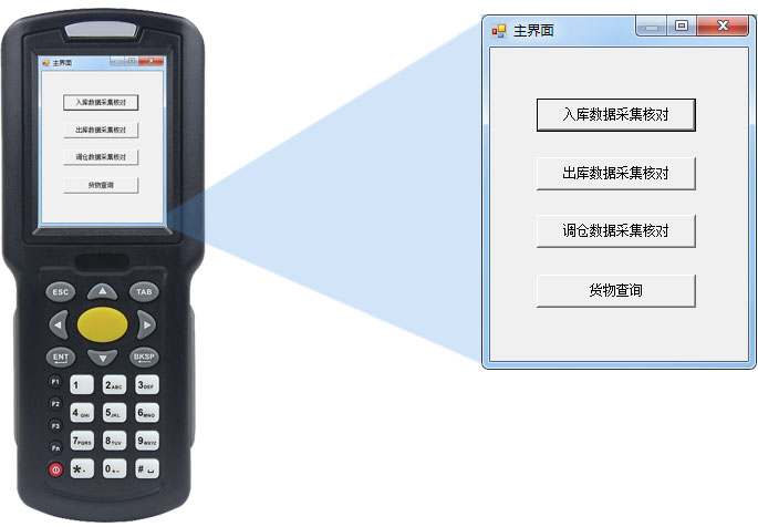 傲蓝冷库管理软件通过RFID手持终端设备管理板位托盘